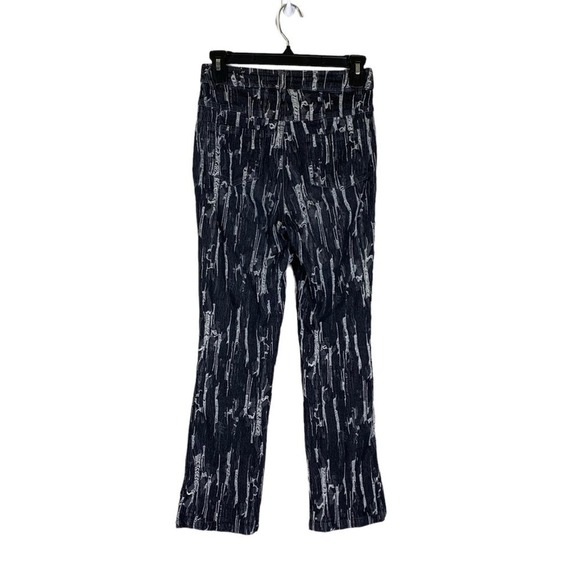 Mukzin / Theater Jacquard Straight Leg Crop Pants - Picture 2 of 8